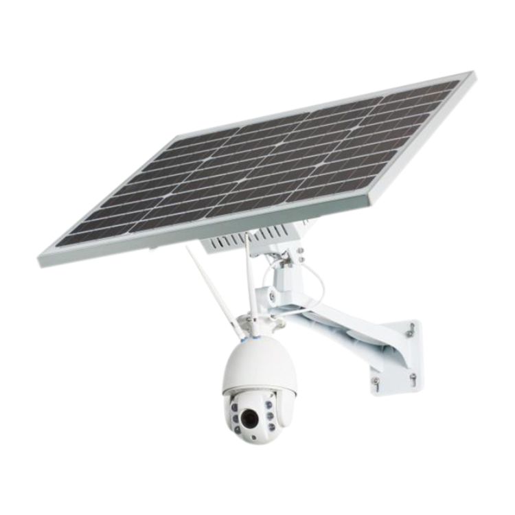 4G Solar Power CCTV Camera with Light